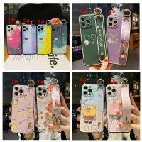 【Great. Cell phone case】[เยี่ยมมากเคสโทรศัพท์มือถือ Vivo X60 Pro Y15 Y12 Y11 Y17 Y20 Y20S Y12S Y11S Y30 Y50แฟชั่นน่ารักลายการ์ตูนมิกกี้สปันจ์บ็อบกรอบซิลิโคนนิ่มเคสห่วงถือ TPU