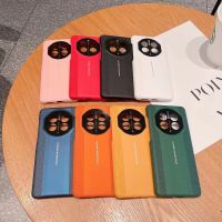 เหมาะสำหรับ Huawei Mate50Pro เคสโทรศัพท์ที่มีลวดลายผิวลิ้นจี่เคสป้องกัน Magic5เกียรติยศ P60วินาทีสำหรับปอร์เช่