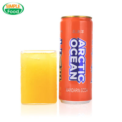 น้ำส้มโซดา น้ำส้มโซดา โซดาผลไม้ สปาร์คกลิ้งโซดารสส้ม  เครื่องดื่มอัดลม ซ่าสดชื่นแก้ดับร้อน กลิ่นหอมนวล  ปริมาณ 330 ml SimpleFood
