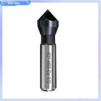 SIERWU สีดำสีดำ 3/8 "ก้านกลม Countersink สว่าน เหล็กความเร็วสูง เงินสีเงิน โคบอลต์เหล็กความเร็วสูงที่มีเครื่องมือลบมุม แบบพกพาได้ ก้านกลม3/8" Chamfering เจาะจุด facer คนงานงานประดิษฐ์