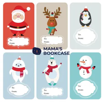 200PCS Christmas Gift Tag Sticker Name Tags For Christmas Presents To  From Christmas Label Sticker Holiday