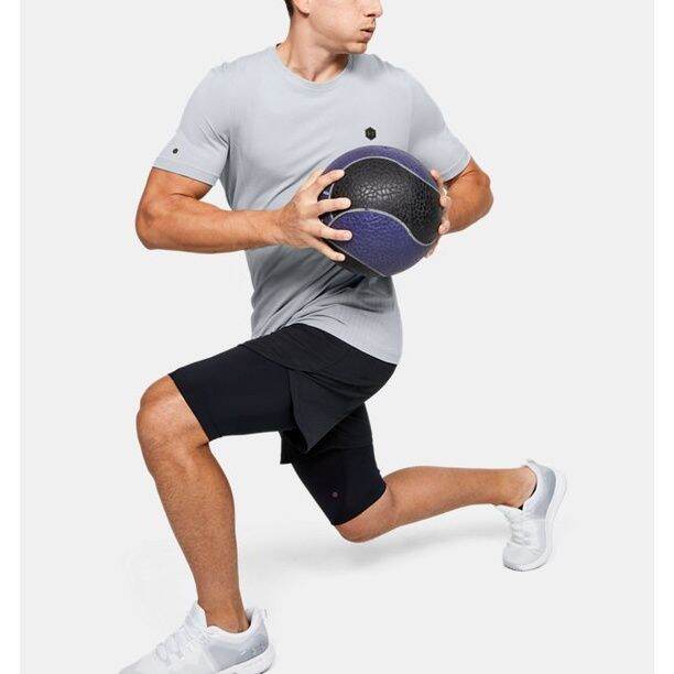 Under Armour Kaos Tangan Pendek Pria UA RUSH™ Seamless Fitted Short