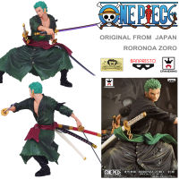 Model โมเดล งานแท้ 100% แมวทอง Banpresto One Piece วันพีซ เต็มพิกัดสลัดจอมลุย วันพีช Roronoa Zoro โรโรโนอา โซโร Ver Original from Japan Figure ฟิกเกอร์ อนิเมะ มังงะ