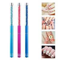 1Pcs Nail Art Painting Brush Pull Line Pen Carving Pen Colorful Pen With Drill Nail Art Painting Brush