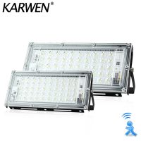 【CW】 PIR Sensor Floodlight 50W IP65 220V Flood for Garden Street Wall Outdoor Lighting