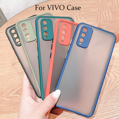 เคสกันกระเเทก ขอบนิ่มหลังแข็ง เคสป้องกันกล้อง Vivo Y21 2021/Y33S/Y52 5G Y12A Y3S V21 5G/Y72 5G/Y31 2021/Y12S/Y20/Y15S