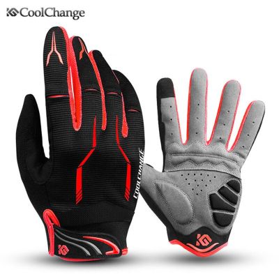 Coolchange 10 Colors Winter Women Mens Cycling S Full Finger With GEL Pad  Shockproof MTB Mountain Bike Bicycle S