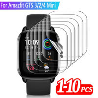 1-10Pcs Soft TPU ฟิล์มสำหรับ Amazfit GTS 4 Mini GTS 3 2 Mini Screen Protector Smartwatch Anti-Scratch ฟิล์มสำหรับ Amazfit GTS3 GTS4