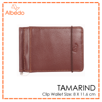 กระเป๋าสตางค์/กระเป๋าเงิน/กระเป๋าใส่บัตร/คลิปหนีบธนบัตร ALBEDO CLIP WALLET รุ่น TAMARIND -TM01077