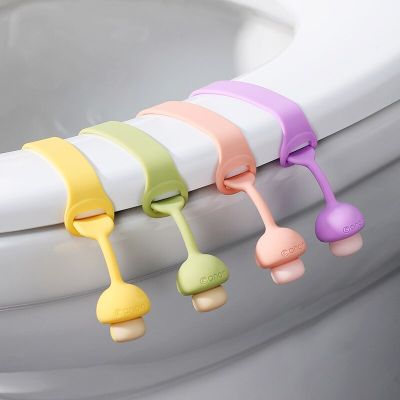 Toilet Lid Lifter Seat Handle Holder Toilet Lid Lift Tool Seat Ring Flapper Bathroom Sanitary Closestool Holder Toilet Seat Lid