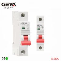 GEYA 6A 10A MCB แบบเฟสเดียว20A 16A 25A 32A 40A 50A 63A 220V/400V Mini เบรกเกอร์ C Curve Circuitry &amp; ชิ้นส่วน