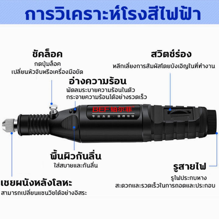 เครื่องเจียร์-mini-สว่านจิ๋วไฟฟ้า-ปรับความเร็วได้-แถมเครื่องประดับ23ชิ้น-ขัด-แกะสลัก-กำจัดสนิม-เจาะ-ตัด-เครื่องเดียวก็พอ-สว่านเล็ก-สว่านมือจิ๋ว-สว่านไฟฟ้าเล็ก-เครื่องเจียร์สายอ่อน-เครื่องเจีย-เจียร์ไฟ