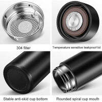 Updated Quality Vacuum Stainless Steel Thermos Inligent Temperature Display Water Bottle for Travel Sport Home Free Ship 1pc