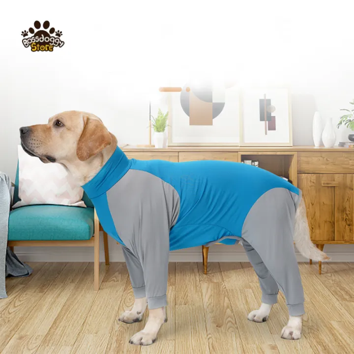 Pet Dog Recovery Suit Clothes Antilicking Npostoperative Long Sleeve