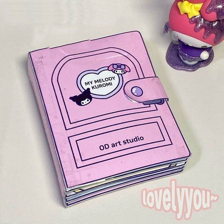 ewyn-diy-sanrio-ของเล่นแฮนด์เมด-หนังสือของเล่นซานริโอ้-แฮนด์เมด-กึ่งสําเร็จรูป-แต่งตัวเกม