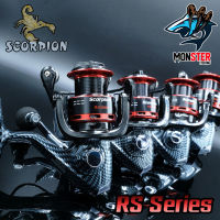 รอกตกปลา รอกสปินนิ่ง SCORPION RS Series (BLACK/RED)