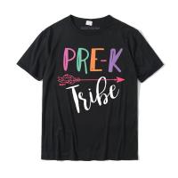 Pre K Tribe Teacher เสื้อยืดเสื้อยืดเสื้อยืด Prevalent Cotton Hip Hop ฤดูร้อนเยาวชนเสื้อผ้าคริสต์มาส Aesthetic Tshirt เสื้อยืดคุณภาพสูง