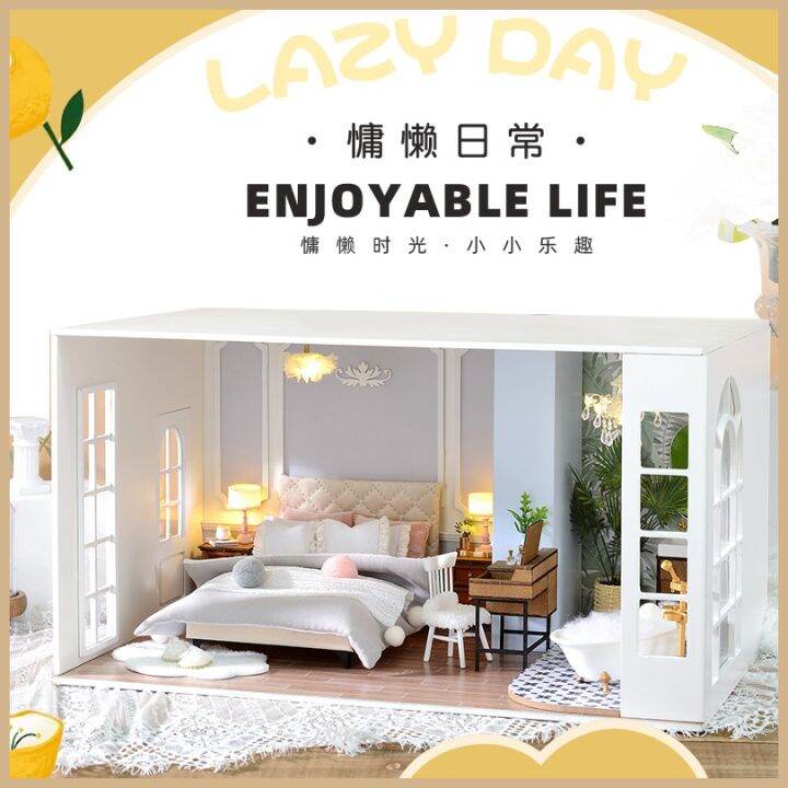 บ้านตุ๊กตาสเกล 1:12 DIY ประกอบเอง รุ่น ห้องนอนใหญ่ Enjoyable Life ของตกแต่งครบ เล่นกับ OB11/Lati Y ได้ *พร้อมส่ง ร้านไทย* | Lazada.co.th บ้านตุ๊กตาสเกล 1:12 Diy ประกอบเอง รุ่น ห้องนอนใหญ่ Enjoyable Life ของตกแต่งครบ เล่นกับ Ob11/Lati Y ได้ *พร้อมส่ง ร้านไทย* | Lazada.Co.Th