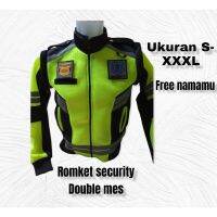 CODLiang Te Security Guard Jacket/ security (Jacket Vest) bonus Nameplate/Service Chrome/Work Chrome