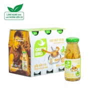 Lốc nước yến xào đông trùng hạ thảo - 6 Chai 185 ml - Nutrinest Green Bird