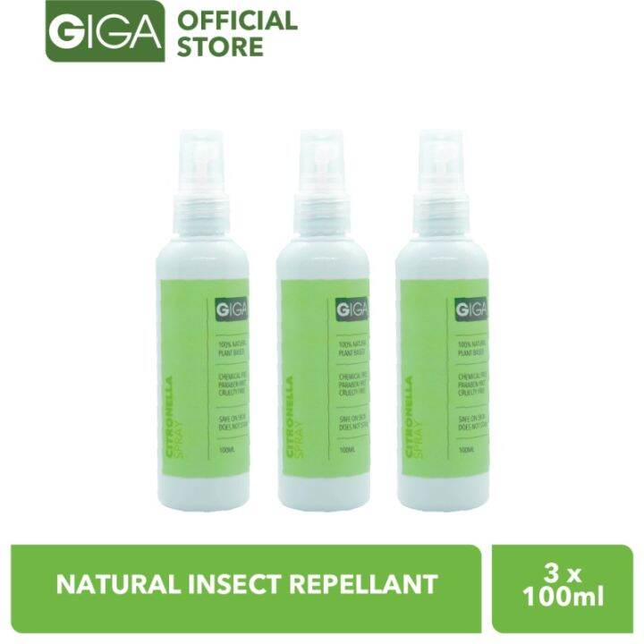 GIGA Citronella Body Spray 100ml Pack of 3 Lazada PH