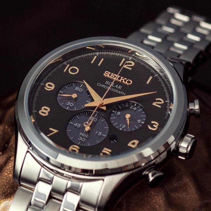 jamesmobile-นาฬิกาข้อมือผู้ชาย-ยี่ห้อ-seiko-core-solar-chronograph-รุ่น-ssc563-นาฬิกากันน้ำ100เมตร-นาฬิกาสายสแตนเลส