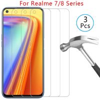 [SOSO 3C accessories] กระจกนิรภัยสำหรับ Realme 7 8 Pro 8S 5G เคสโทรศัทพ์ห้อยตุ้งติ้งบน Realme7 Realme8 7pro Realmi 8pro Realme8s Reame Ralme