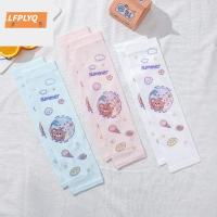 LFPLYQ การปั่นจักรยาน กีฬากีฬากีฬา ข้อมือข้อมือข้อมือ ผ้าไหมน้ำแข็งน้ำแข็ง ที่ปิดข้อศอก กระต่ายกระต่ายกระต่าย การป้องกันแสงแดด ปลอกแขนสำหรับเด็ก แขนยาวสไตล์เกาหลี ปลอกแขนกันแดดลายการ์ตูน