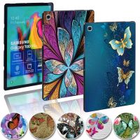 Printed Butterfly Plastic Tablet Hard Shell Cover Case For Samsung Galaxy Tab A 10.1 2019/2016/7.0/9.7/10.5/10.4/Tab E 9.6/S5E Cases Covers