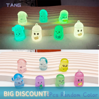 ?【Lowest price】TANG 2pcs Luminous Little Red Bean เครื่องประดับการ์ตูนตุ๊กตาตกแต่งภูมิทัศน์ขนาดเล็กตุ๊กตาของเล่นขนาดเล็ก