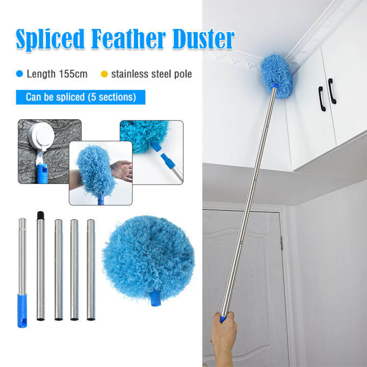 155cm Ceiling Fan Duster Cleaner Soft Microfiber Absorb Dust Save ...