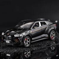 1:24รถ SUV Paduan Mobil Olahraga โมเดล Diecast Mainan Kendaraan โมเดลออฟโรดจำลอง Suara Dan Ringan Hadiah Mainan-An