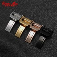 ℡▤ High qulity stainless steel watch clasp 18 mm matte deployment strap buckle for big pilots watch strap folding buckle