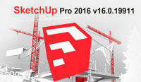 SketchUp Pro 2016 v16.0.19911 64/32 Bit Full Crack โปรแกรมออกแบบบ้าน ยอดนิยม วีดีโอติดตั้ง