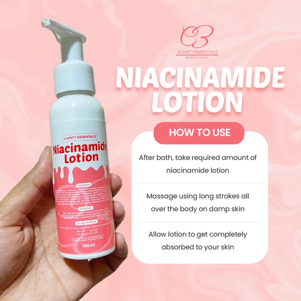 BUY 1 TAKE 1 NIACINAMIDE LOTION | CLARITY ESSENTIALS | Body Whitening Lotion  | Lazada PH