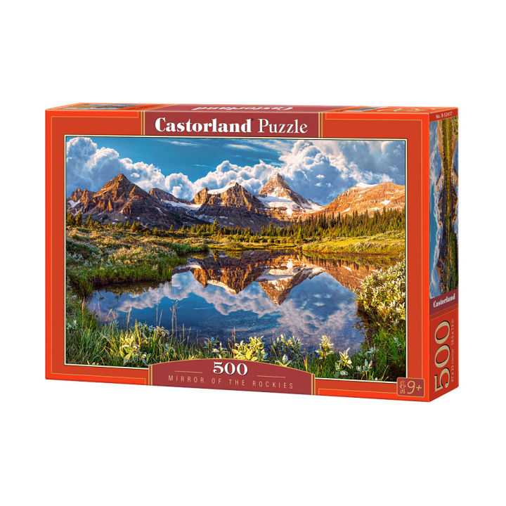 ตัวต่อจิ๊กซอว์-รูปกระจกแห่งเทือกเขาร็อกกี้-castorland-mirror-of-the-rockies-jigsaw-puzzle-vaniland