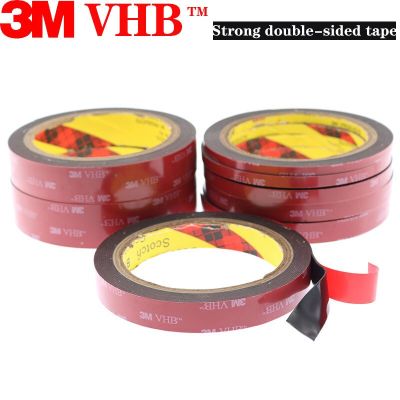 3M Double Sided Tape VHB 5952 Super Traceless High Temperature Resistant Black Tape ECOR for Car and Office Decoration