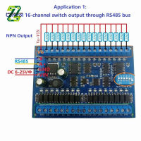 DC 12โวลต์24โวลต์ RS485สวิทช์ควบคุมระยะไกล16อินพุต16เอาท์พุท RTU โมดูล PLC IO คณะกรรมการการขยายตัว