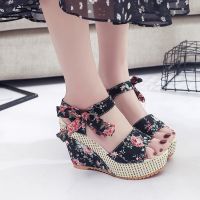 New Arrival Ladies Shoes Women Sandals Summer Open Toe Fish Head Fashion Platform High Heels Wedge Sandals Female Shoes Women