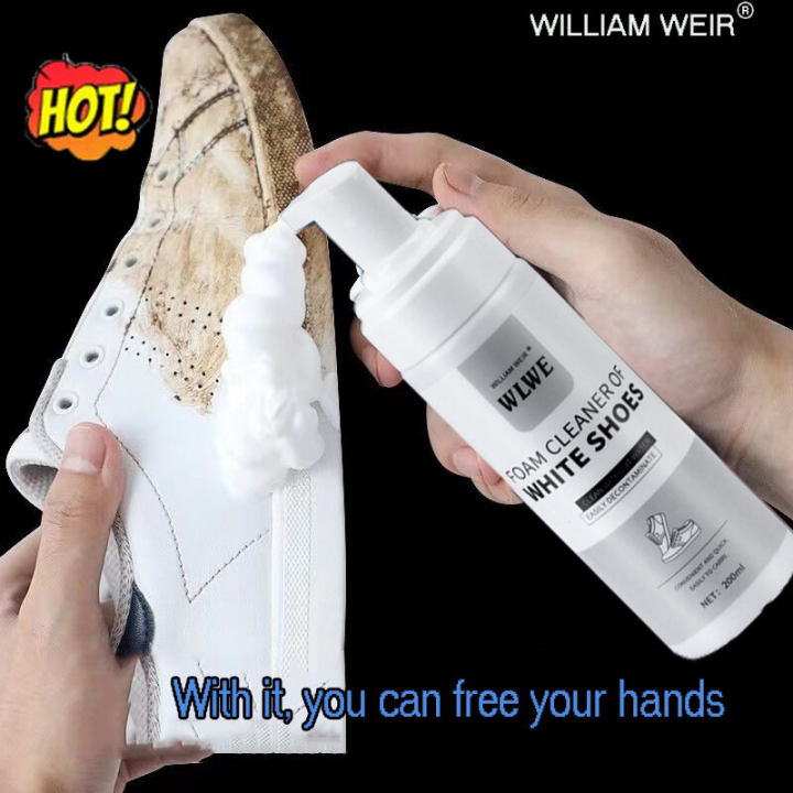 Great value WILLIAM WEIR Shoe Cleaner 200ml Shoe Cleaner Easy to wipe