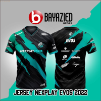 2023 NEW NEXPLAY T (สต็อกเพียงพอ) SHIRT NEW EVOS LAUNCHINGคุณภาพสูง size:S-5XL