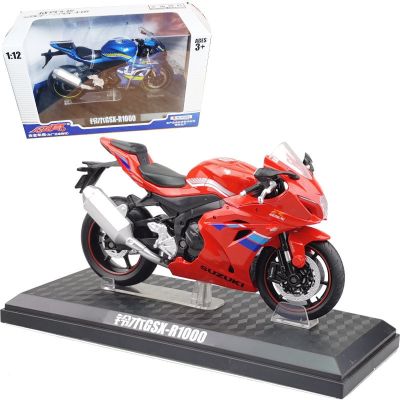 [COD] [Box] Caipo simulation 1:12 GSX-R1000 alloy off-road motorcycle model decoration cross-border