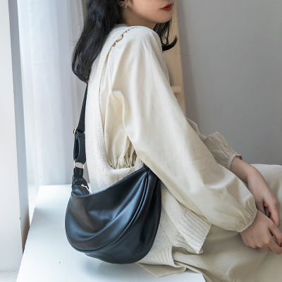 Spring And Summer All-Match High-End Pu Soft Dumpling Bag For Female Students Korean Shoulder Bag For Class Japanese Niche Crossbody Bag 2023
