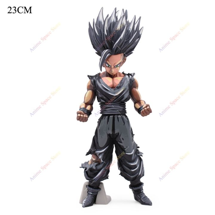 zzooi-4-styles-dragon-ball-z-son-gohan-super-saiyan-fighting-chocolate-black-ver-figurine-toys-pvc-action-figure-model-hight-quality