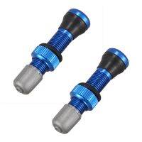 2Pcs Tubeless Valve Bicycle Valve for Road Tubeless Tires Brass Core Alloy Stem Tubeless Sealant Compatible