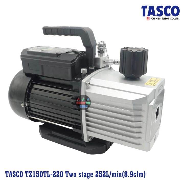 tasco-แวคคั่มปั๊ม-ปั๊มสูญญากาศ-2-stage-รุ่น-tz150tl-220-vacuum-pump-8-9-cfm-252l-min-เครื่องมือช่างแอร์