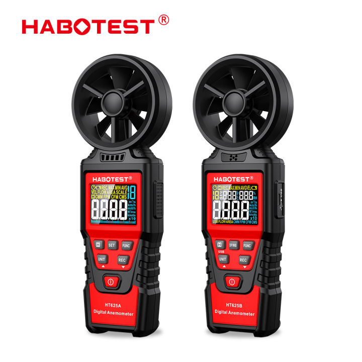 habotest-ht625-anemometer-เครื่องวัดความเร็วลม-digital-anemometer-เครื่องวัดความเร็วลม-professional-anemometer-9999-count-bargraph-แสดงค่าความเร็วลมได้ชัดเจนขึ้น-เหมาะสำหรับงานอุตสาหกรรม-การเกษตร-กีฬา