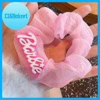 C169CKNRL แฟชั่นสำหรับผู้หญิง ตุ๊กตาบาร์บี้ scrunchie สีทึบทึบ อีลาสติก เชือกมัดผม ของใหม่ หางม้าหางม้า ยางรัดผม สำหรับผู้หญิง