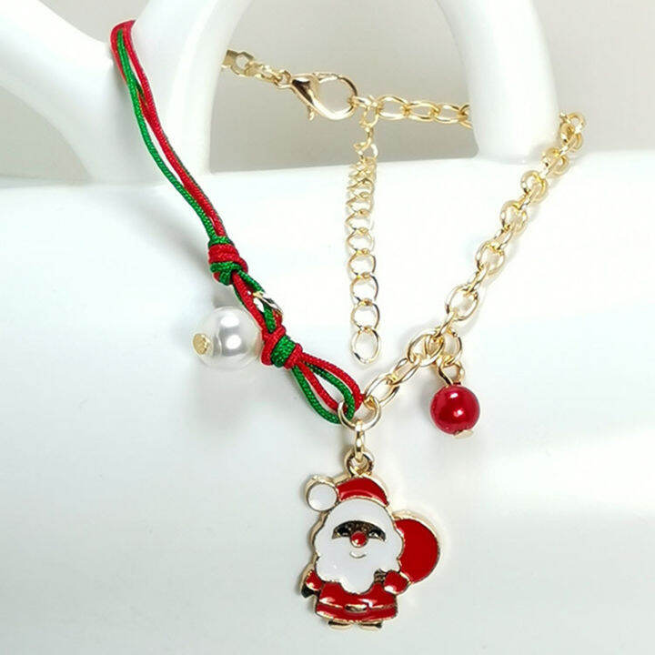 the-new-christmas-father-christmas-bracelet-accessories-snow-ornaments-bracelet-christmas