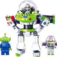 243ชิ้นของ Buzz Lightyear เรื่องราว4ต้นฉบับของ Buzz อาคารบล็อกพื้นที่รุ่นชุดอิฐของเล่นสำหรับเด็ก